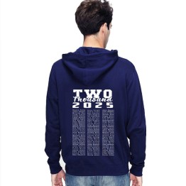 Leavers Hoodie 2025 TEXT BLOCK design Stars & Stripes Hoodie